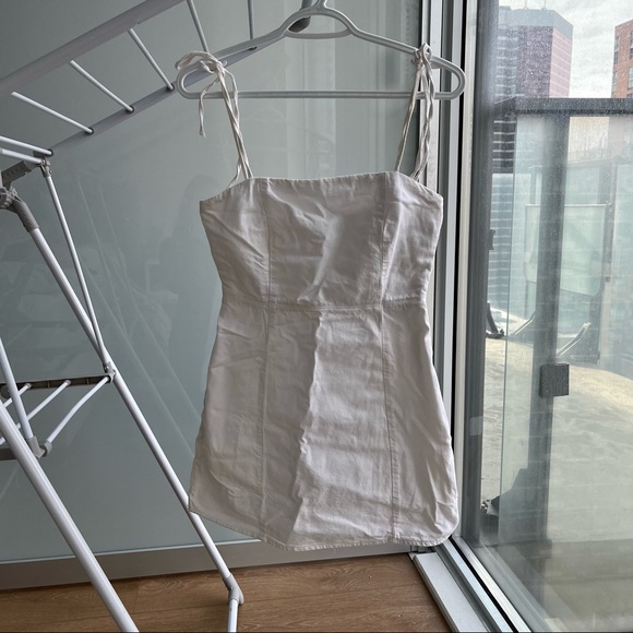 Zara fitted linen mini dress - Picture 2 of 3